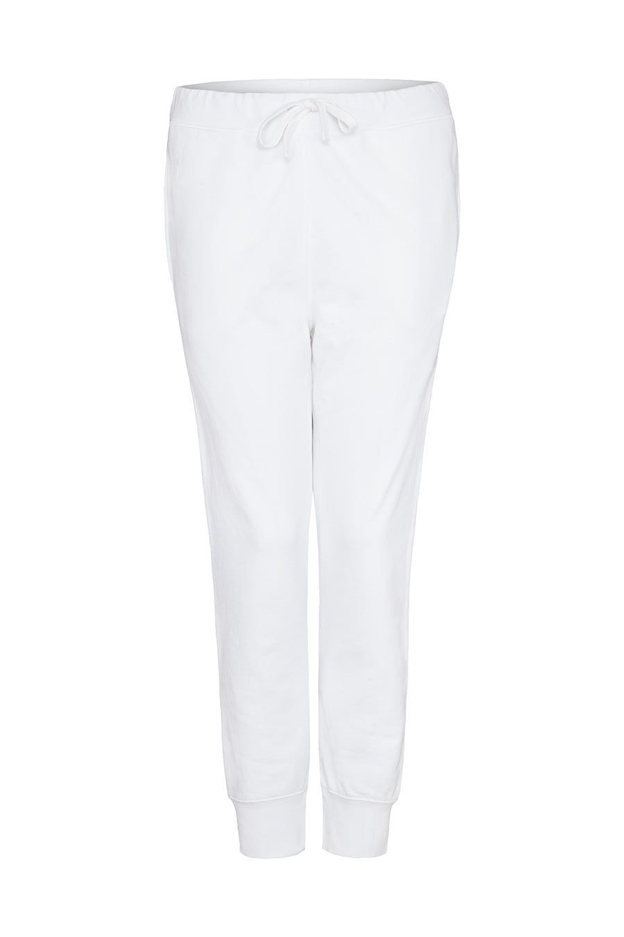 Liv Bergen Hose "100% Organic Cotton" in optic white