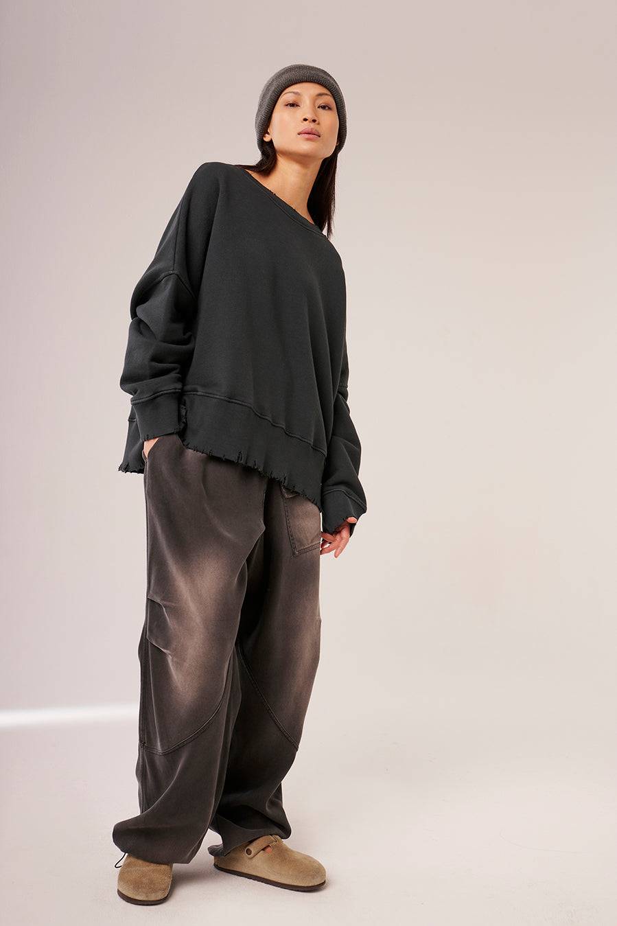 Liv Bergen Hose Tencel In Ghost