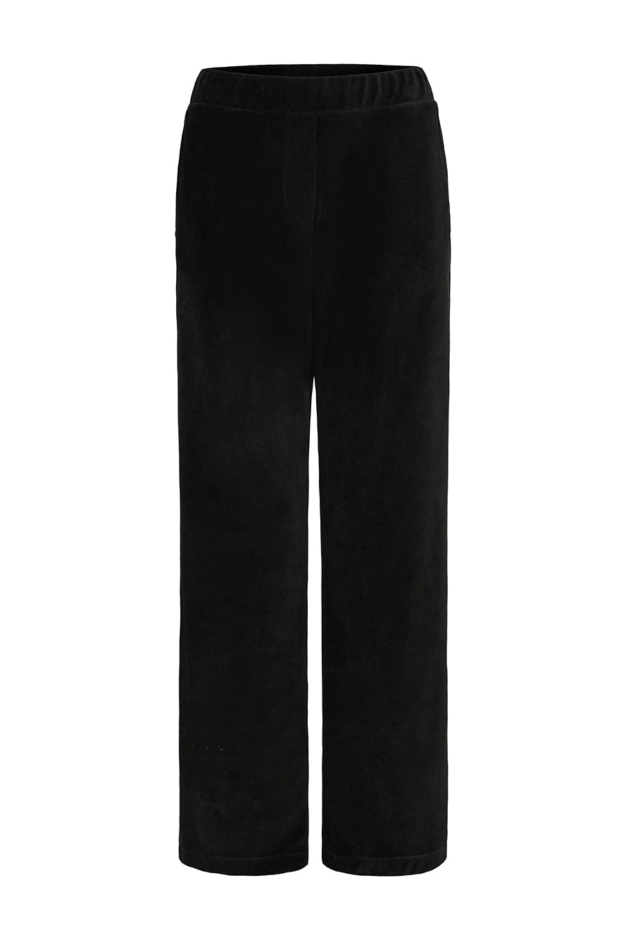 Liv Bergen Hose Velvet In Black