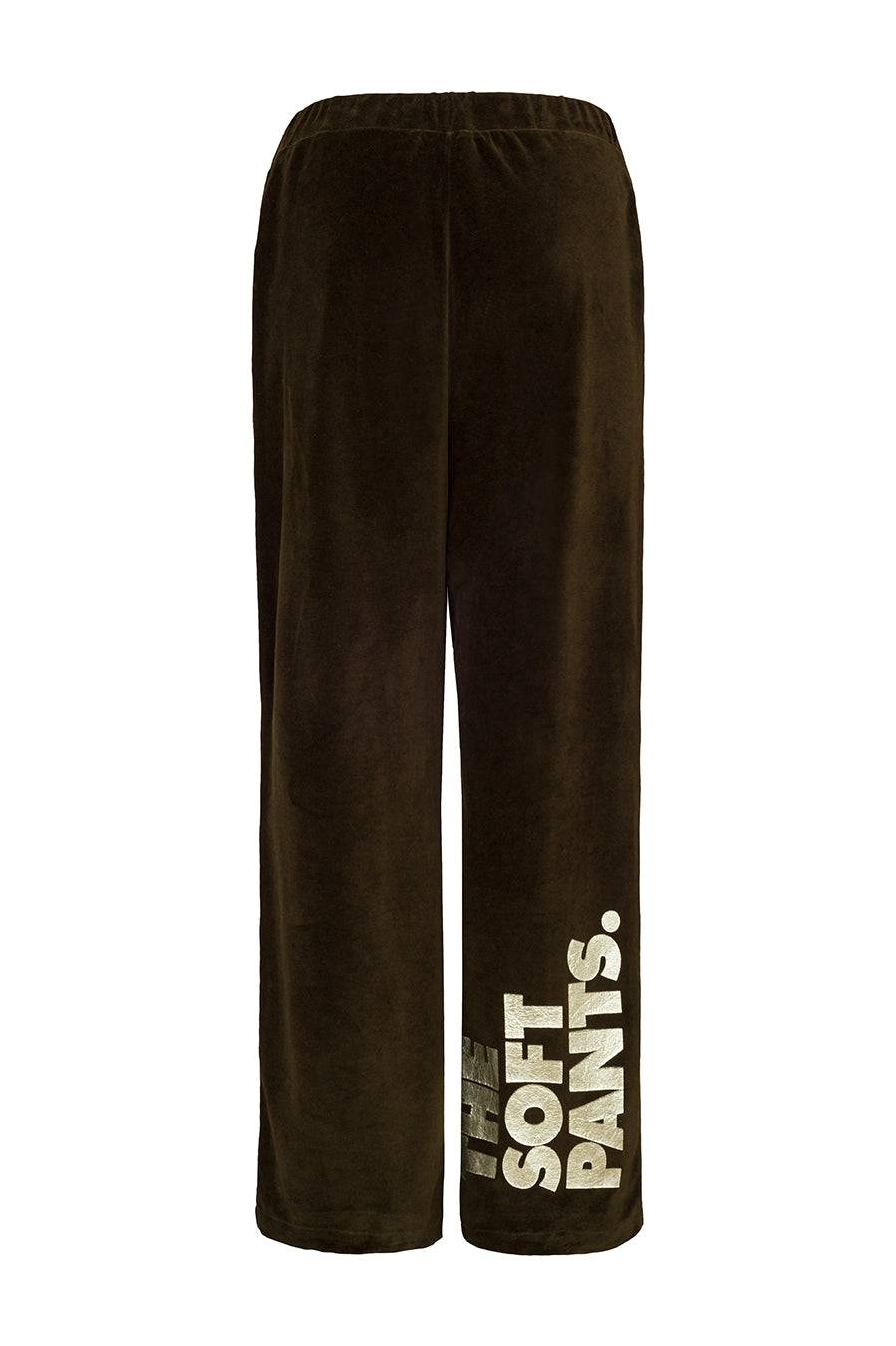 Liv Bergen Hose Velvet in olive