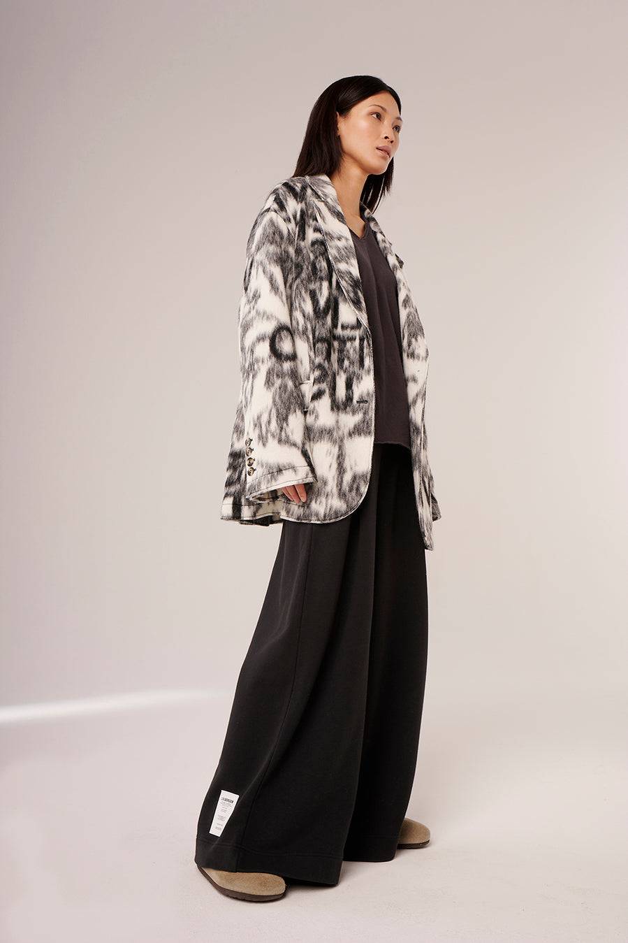 Liv Bergen Jacke Come In Black/white