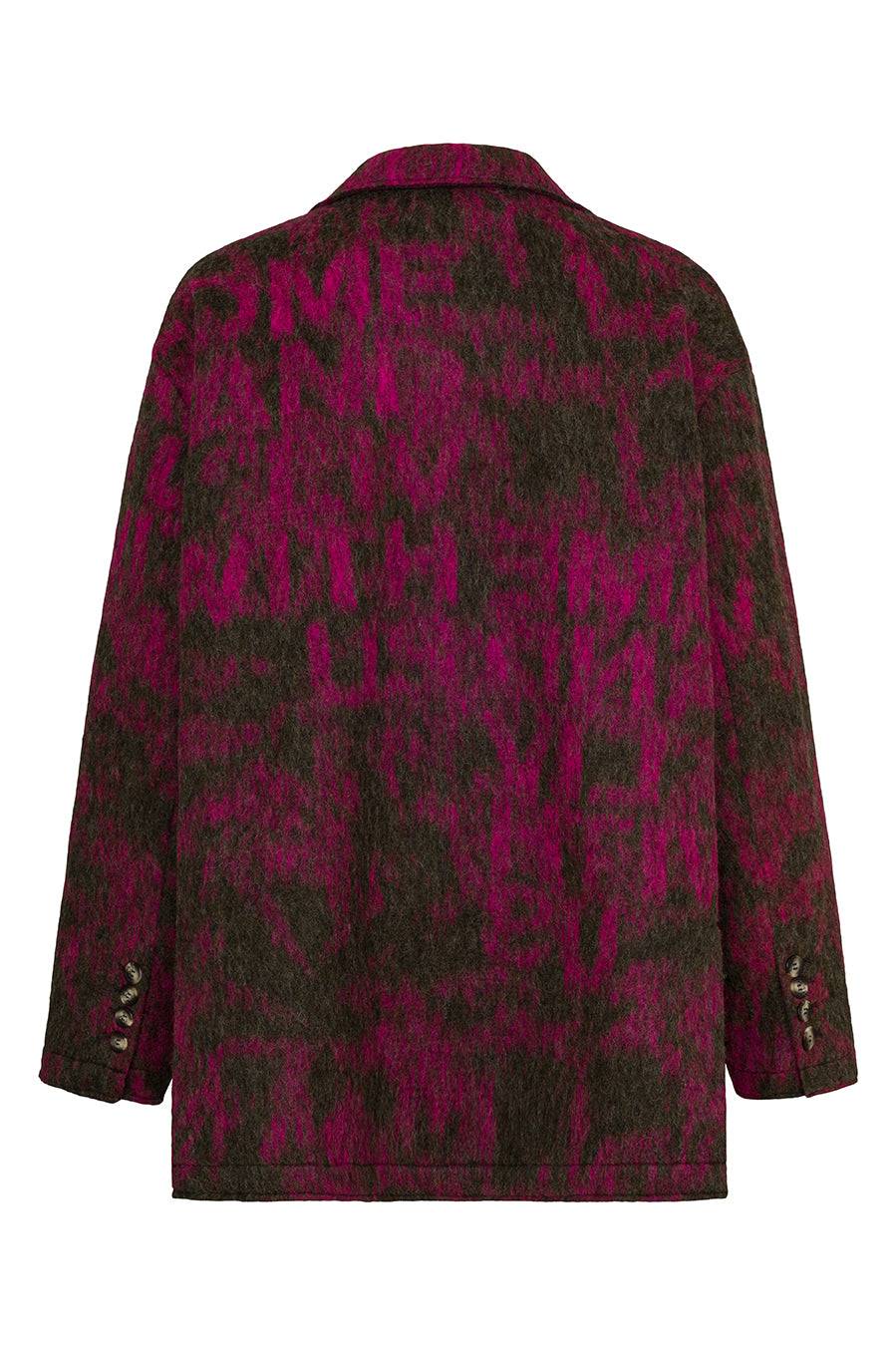 Liv Bergen Jacke Come In Pink/brown