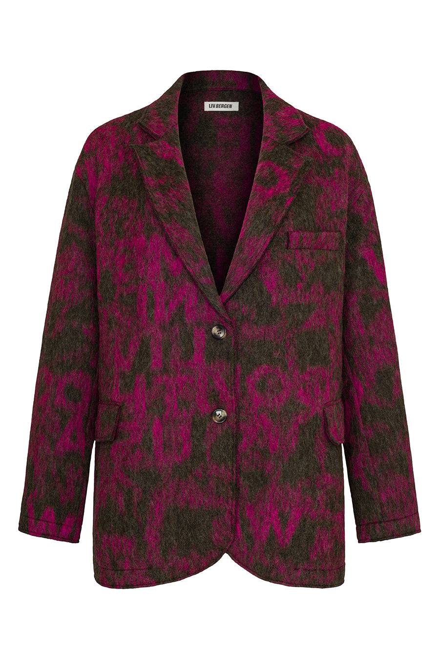 Liv Bergen Jacke Come in pink/brown