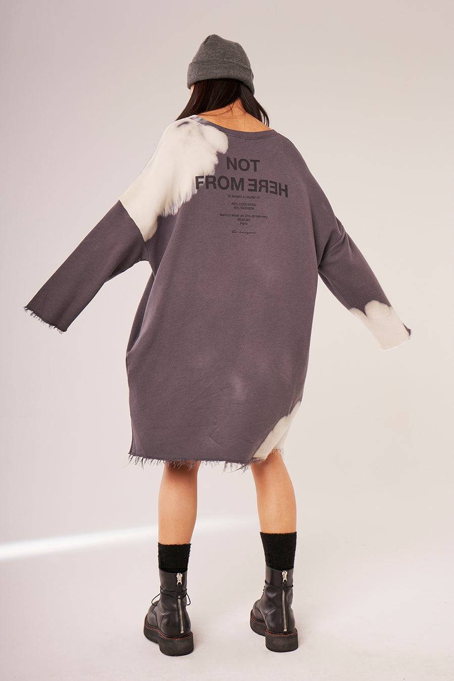 Liv Bergen Kleid Bleached In Camel