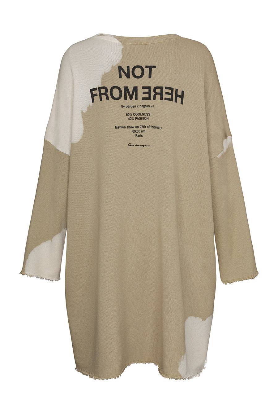 Liv Bergen Kleid Bleached In Camel