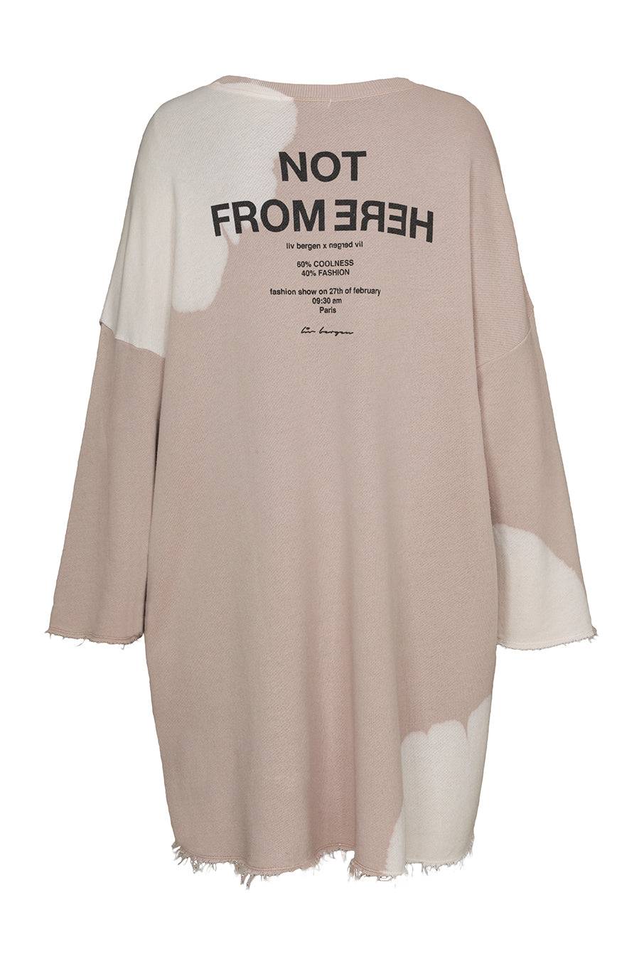 Liv Bergen Kleid Bleached In Old Rose