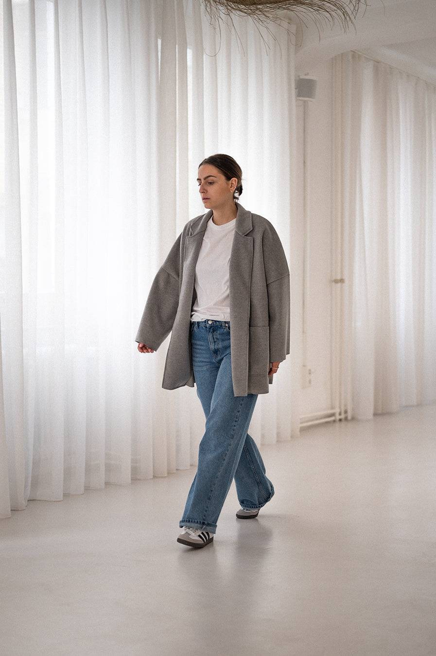 Liv Bergen Kurzer Mantel In Mouse