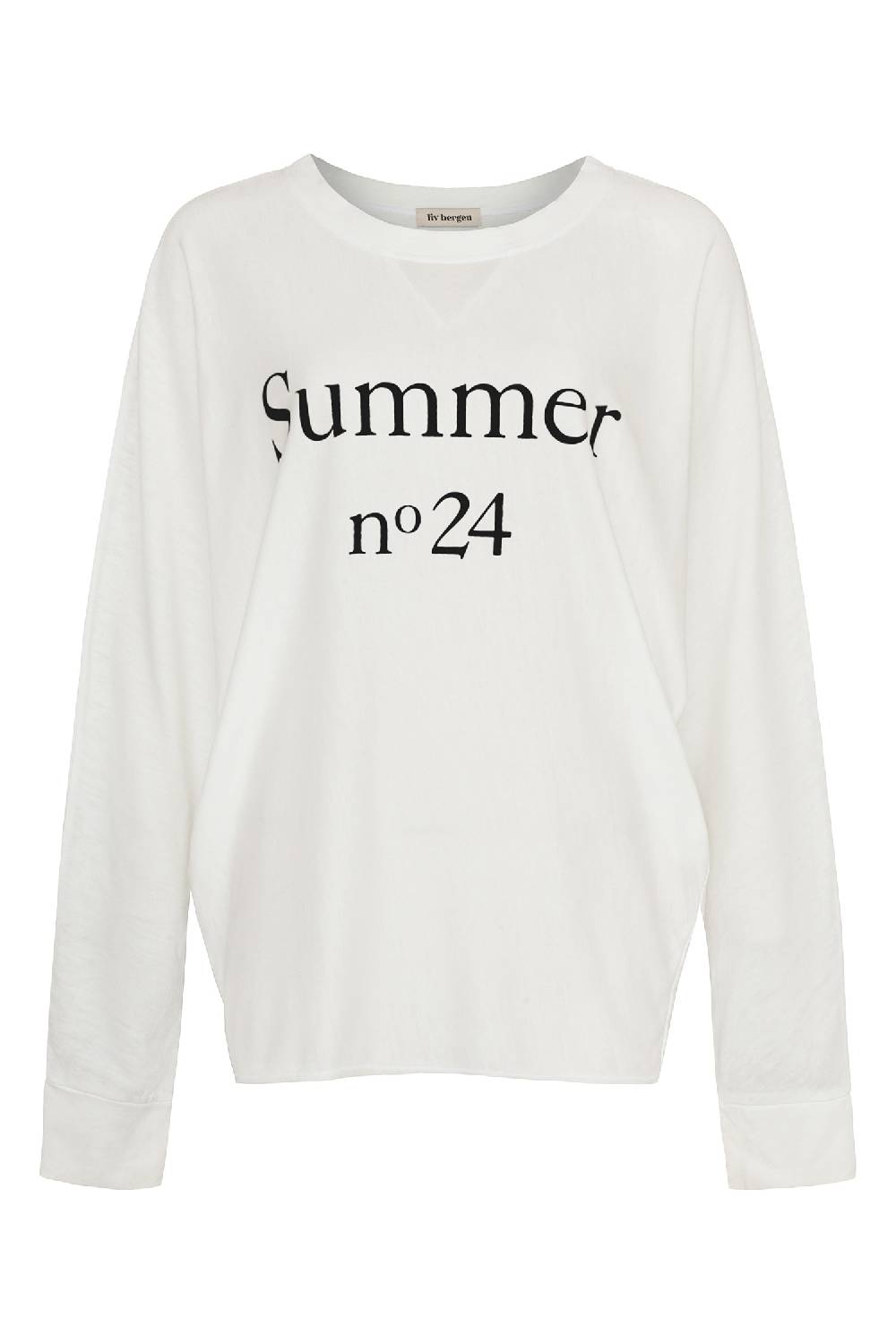 Liv Bergen Longsleeve N°24 In White / Black