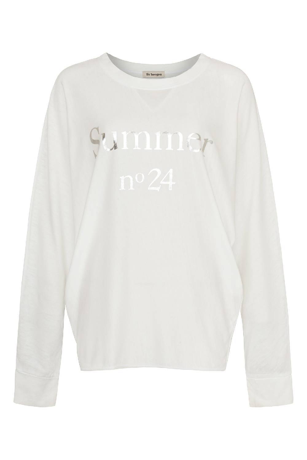 Liv Bergen Longsleeve n°24 in white / silver
