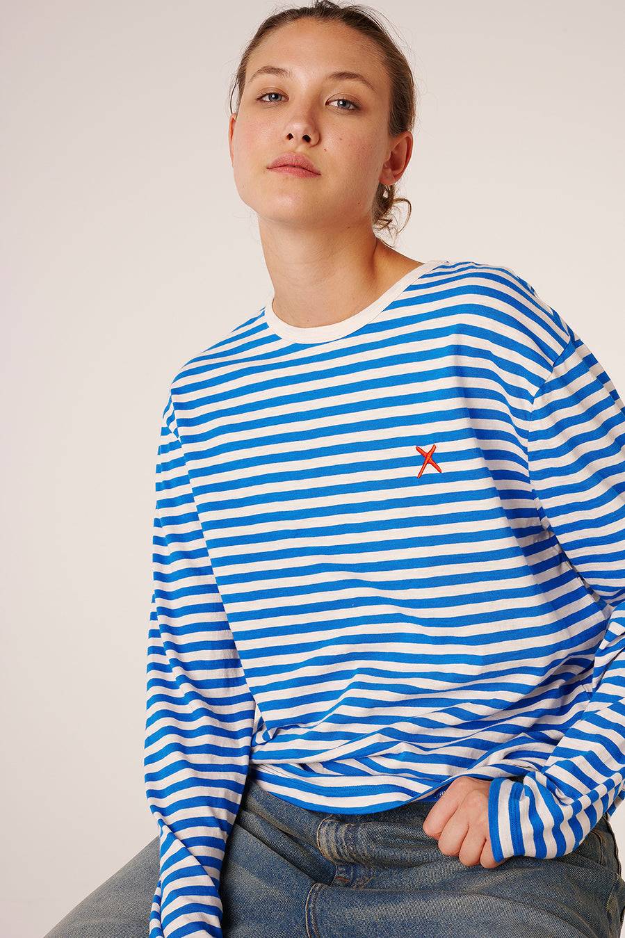 Liv Bergen Longsleeve Unisex In Fresh Blue