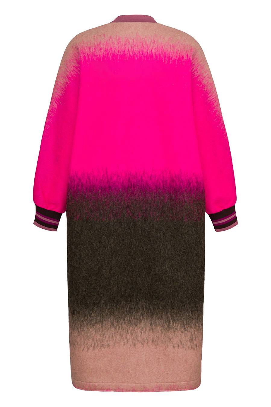 Liv Bergen Mantel Coloured In Pink/brown