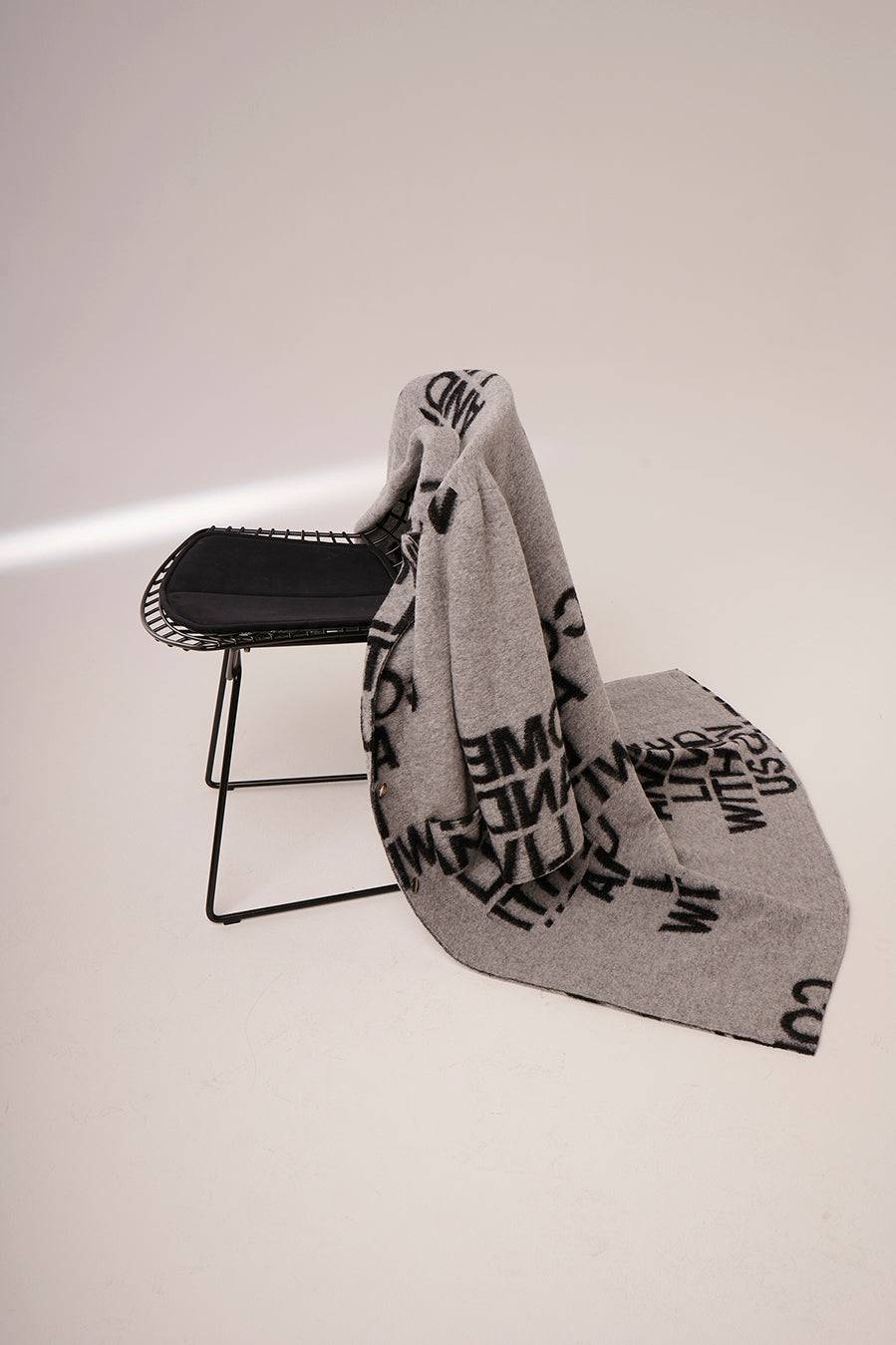 Liv Bergen Mantel Come In Black/grey