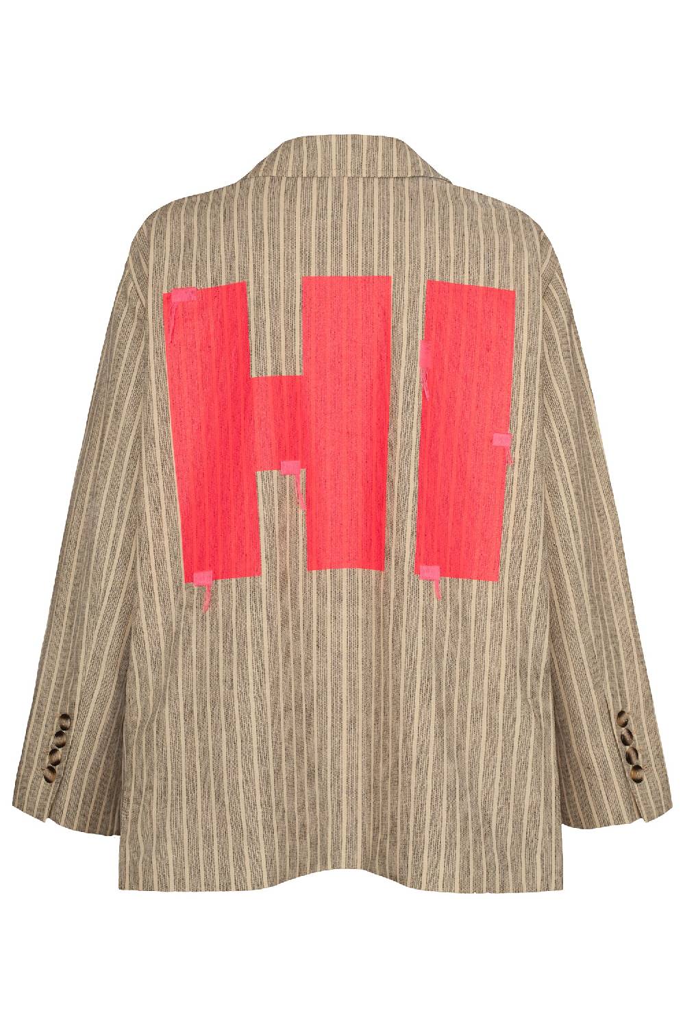 Liv Bergen Oversized Blazer HI In Stripe
