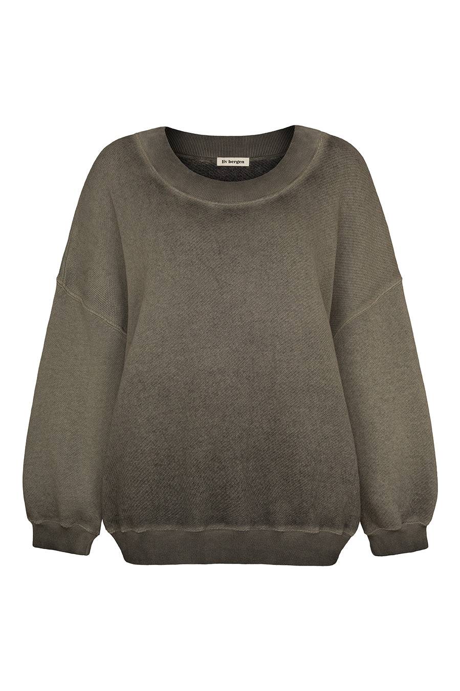 Liv Bergen Oversized Sweater Liv In Mocca