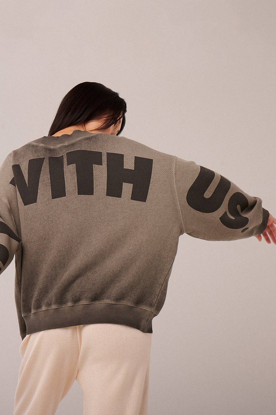 Liv Bergen Oversized Sweater Liv In Mocca