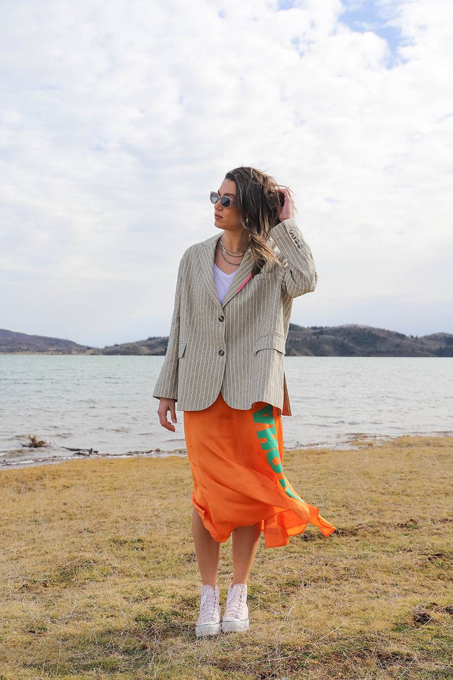 Liv Bergen Rock ALOHA VIBES In Orange