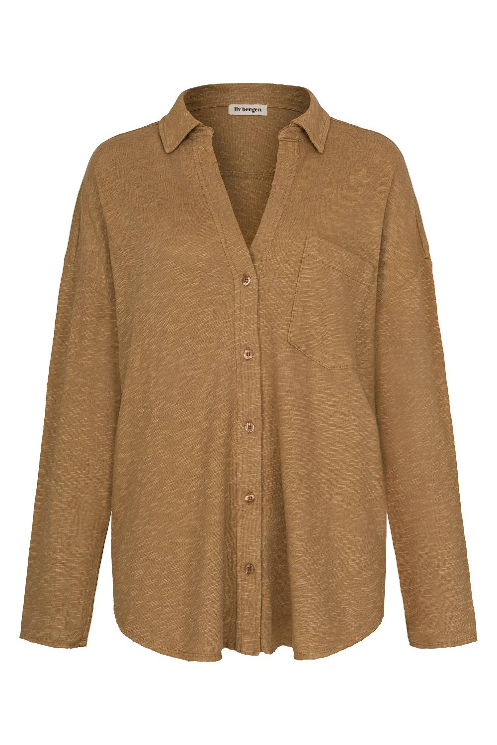 Liv Bergen Shirt HOLA in hazelnut