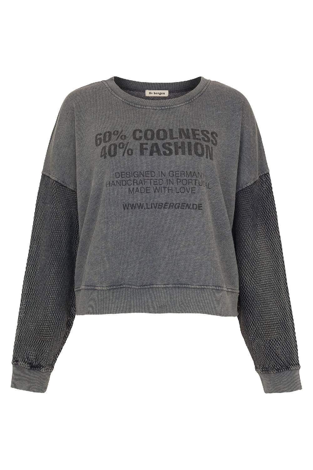 Liv Bergen Sweater Coolness & Fashion In Phantom