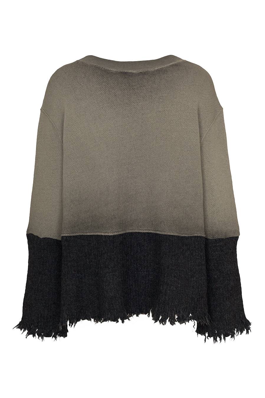 Liv Bergen Sweater Cotton Dye In Mocca