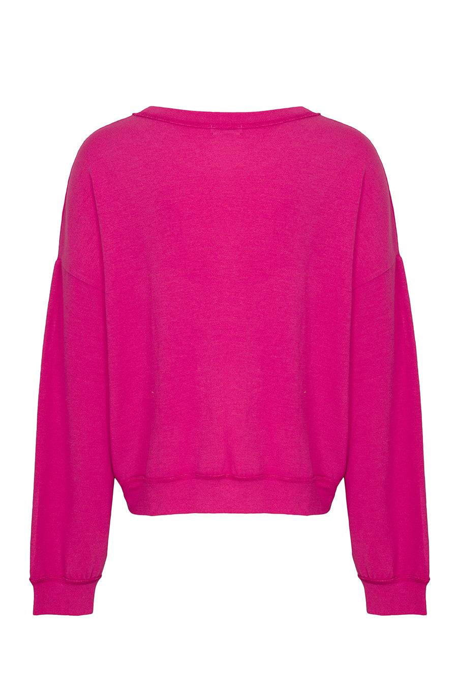 Liv Bergen Sweater HI In Raspberry