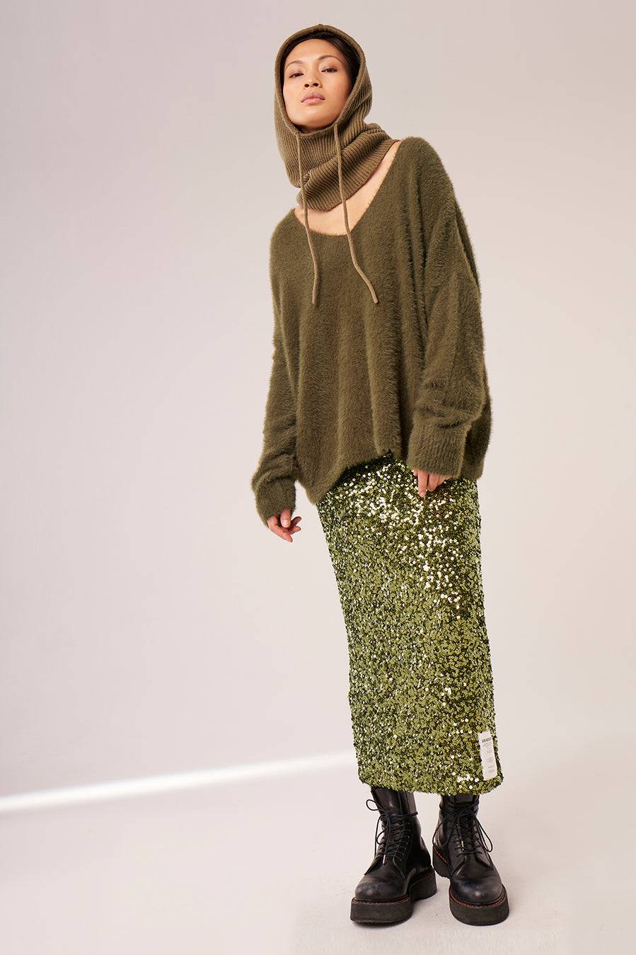 Liv Bergen Sweater HI Knit In Black