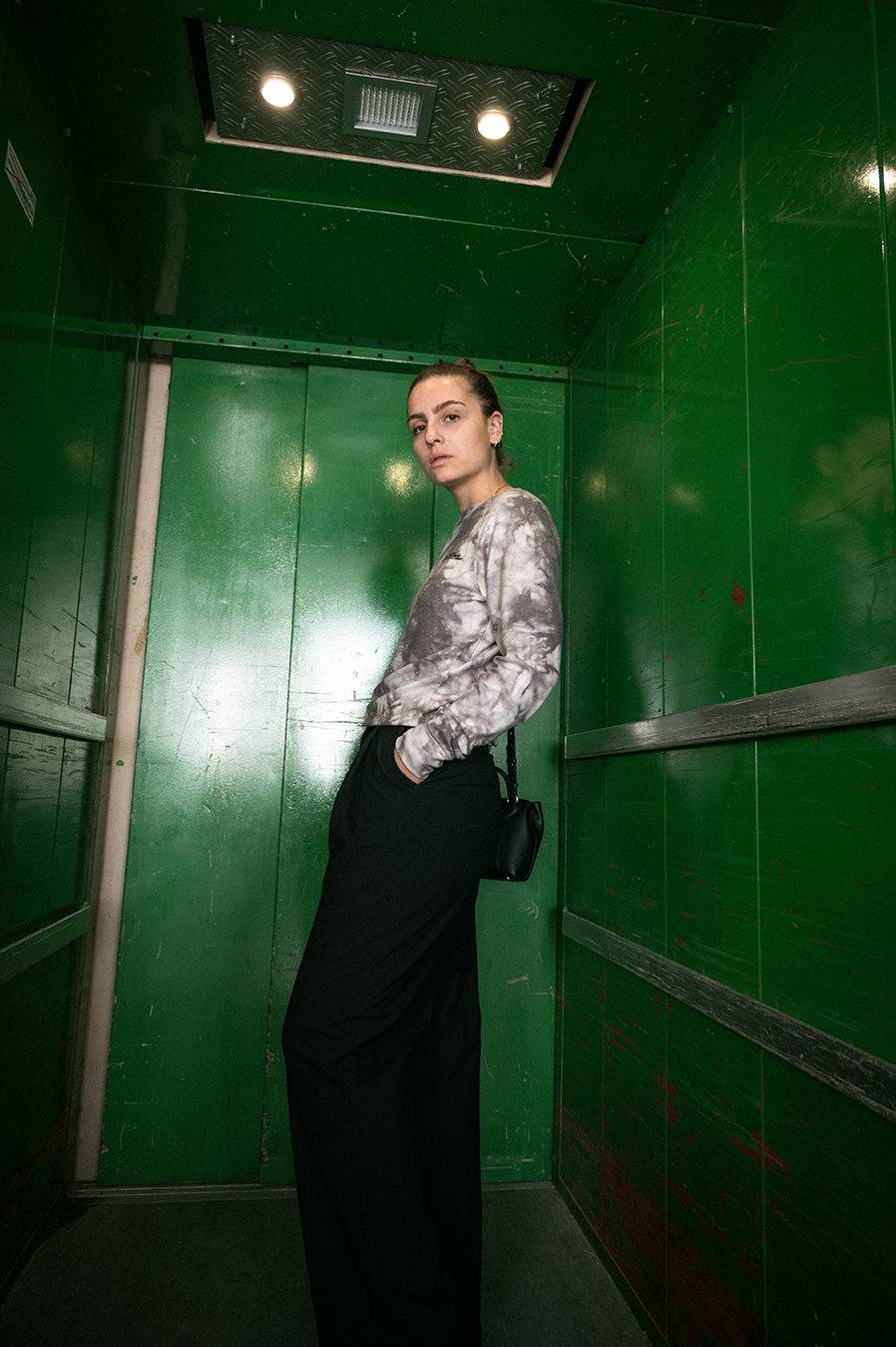 Liv Bergen Sweater In Batik Charcoal