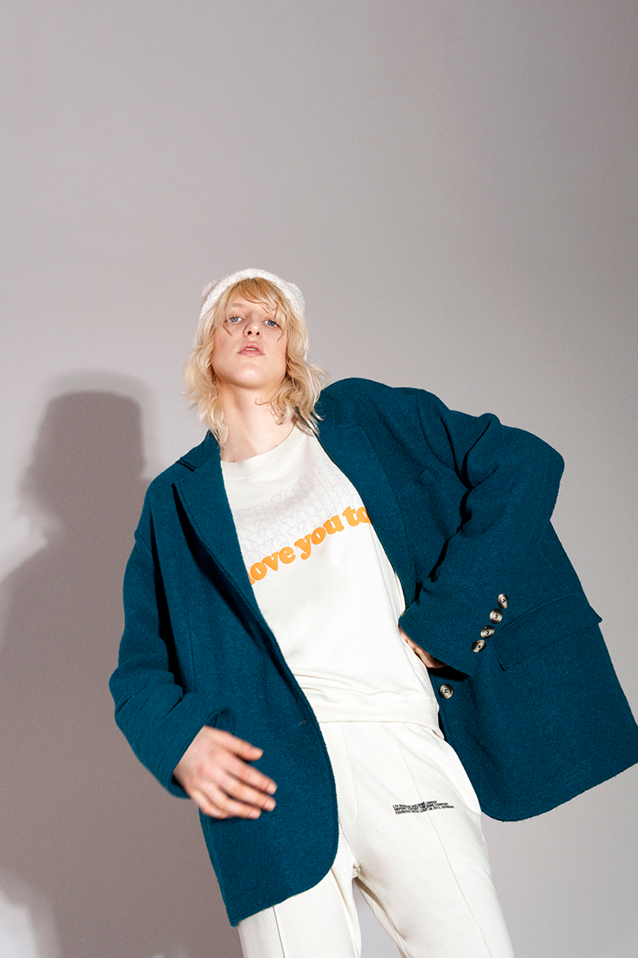 Liv Bergen Sweater LOVE In Silver