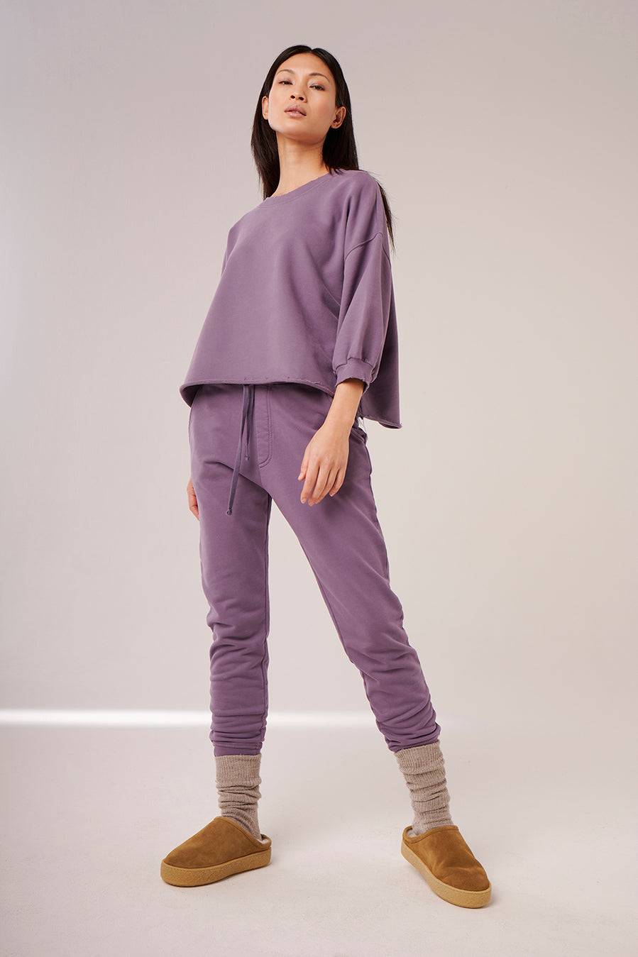 Liv Bergen Sweater Manama Organic In Volcanic Ash
