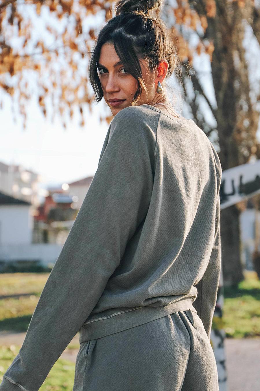 Liv Bergen Sweater Organic In Walnut