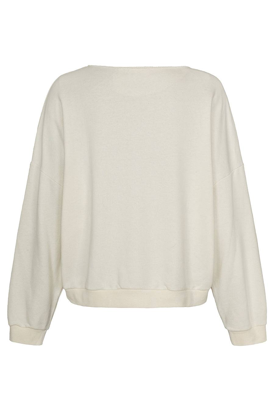 Liv Bergen Sweater Painted In Offwhite