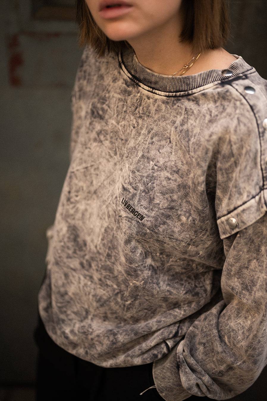 Liv Bergen Sweater Rivets In Phantom