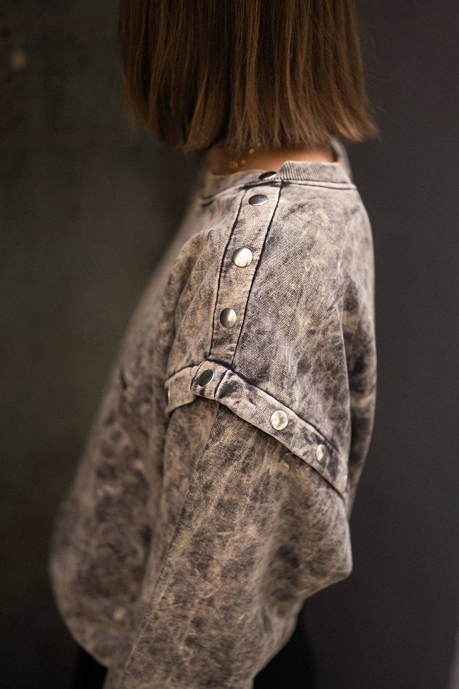 Liv Bergen Sweater Rivets In Phantom