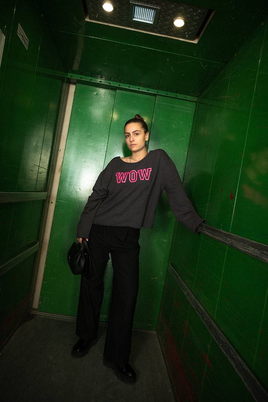 Liv Bergen Sweater WOW In Asphalt