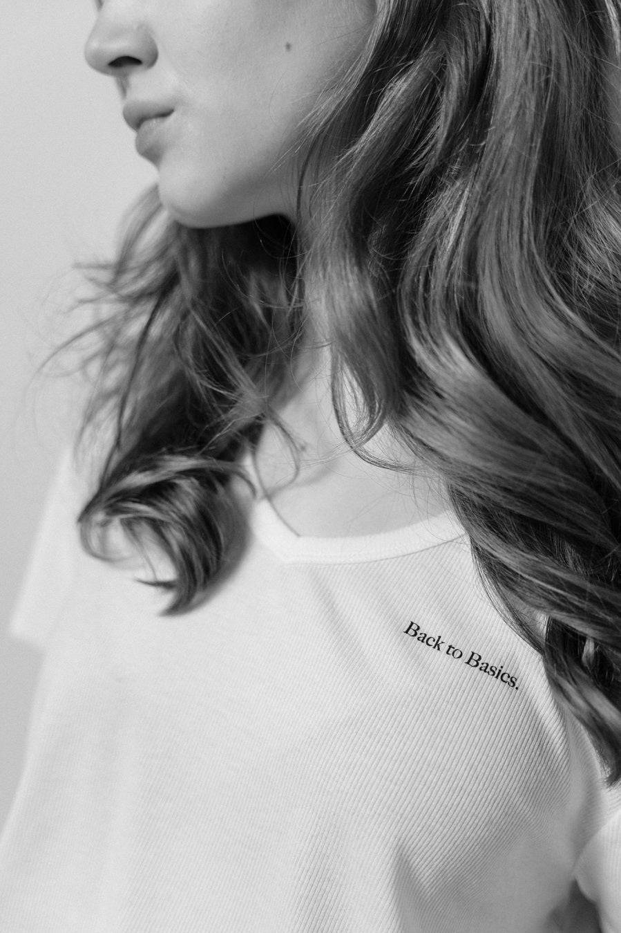 Liv Bergen T-Shirt Basics In Optic White