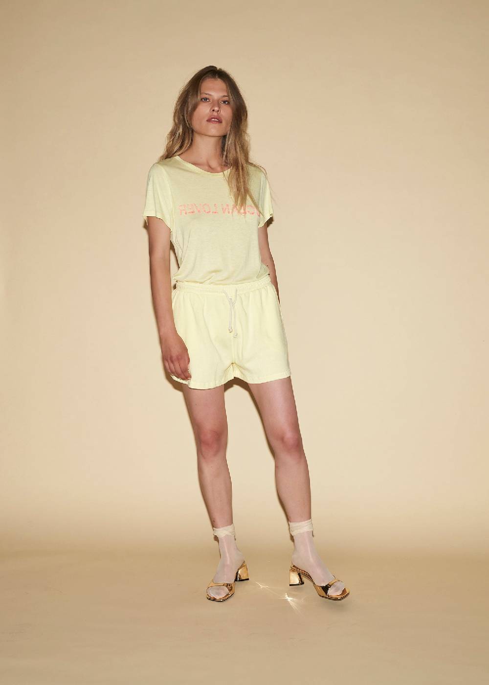 Liv Bergen T-Shirt Ocean Lover In Sorbet Yellow