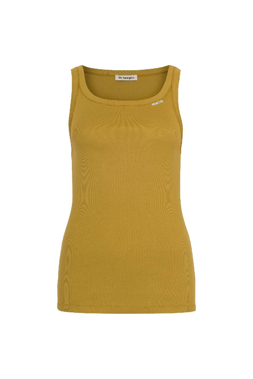 Liv Bergen Top Basic in dried tobacco