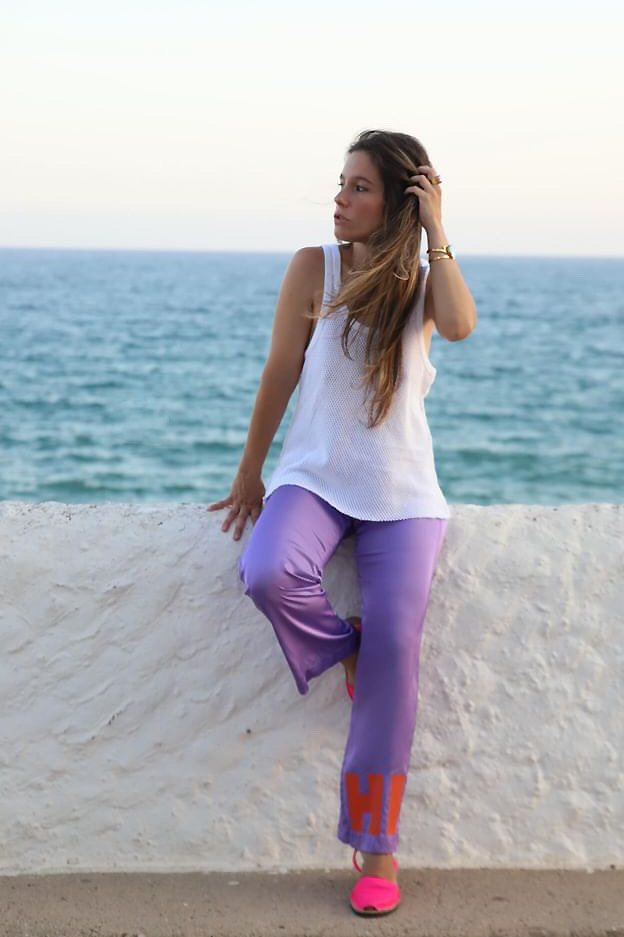 Liv Bergen Top Net In Optic White