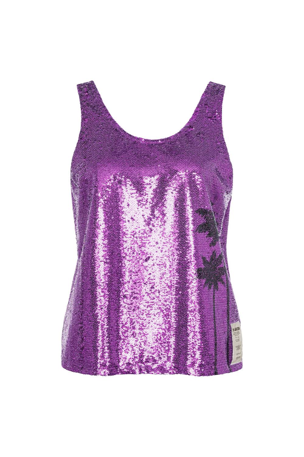 Liv Bergen Top Palms in lilac