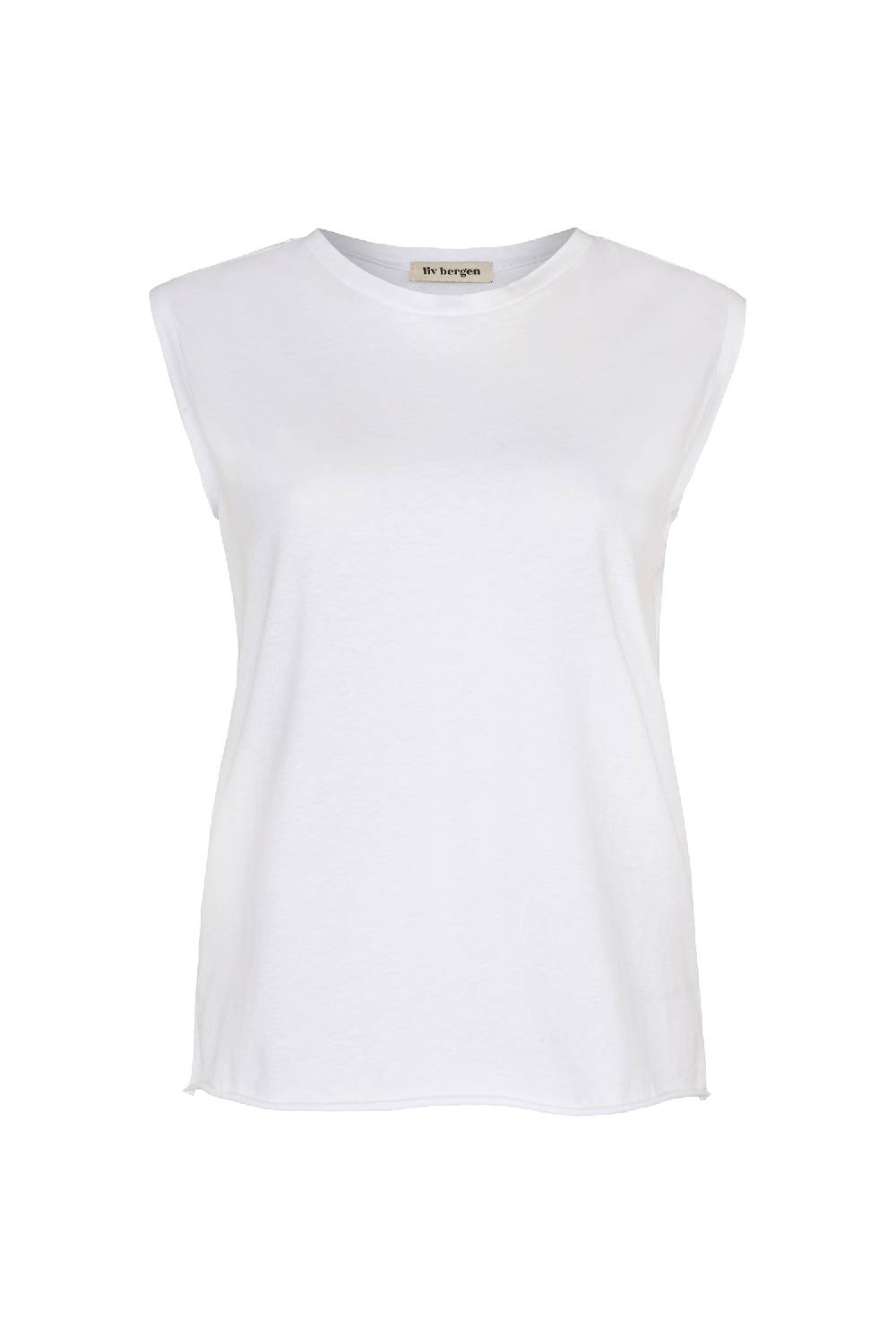 Liv Bergen Top SUNSET In Optic White