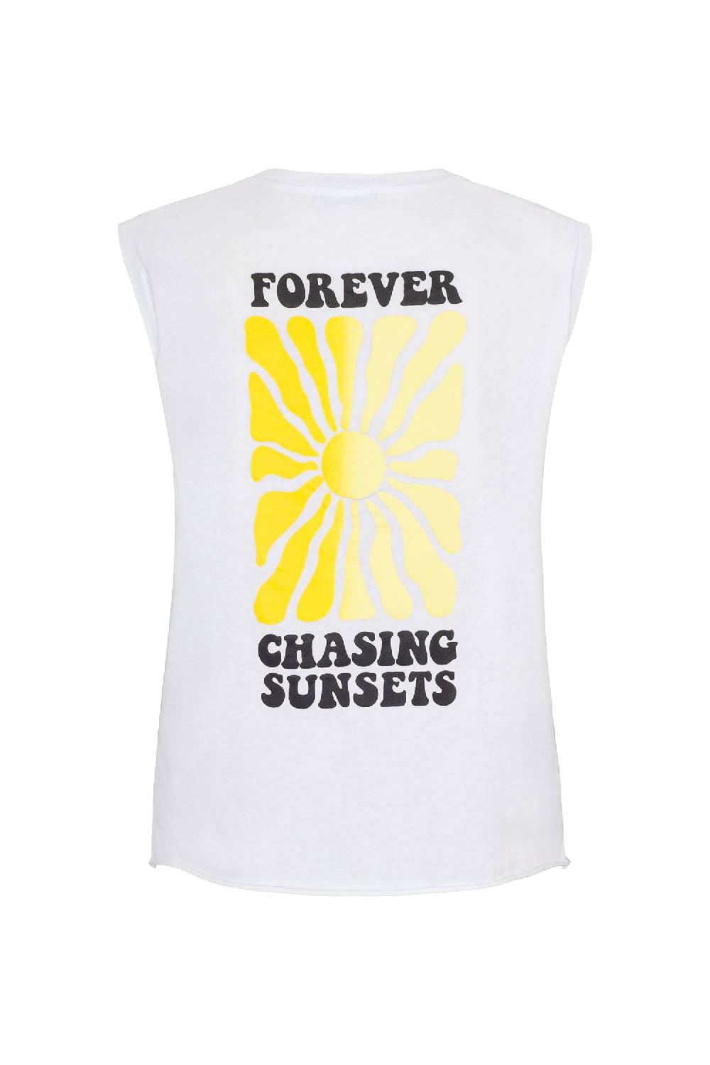 Liv Bergen Top SUNSET in optic white