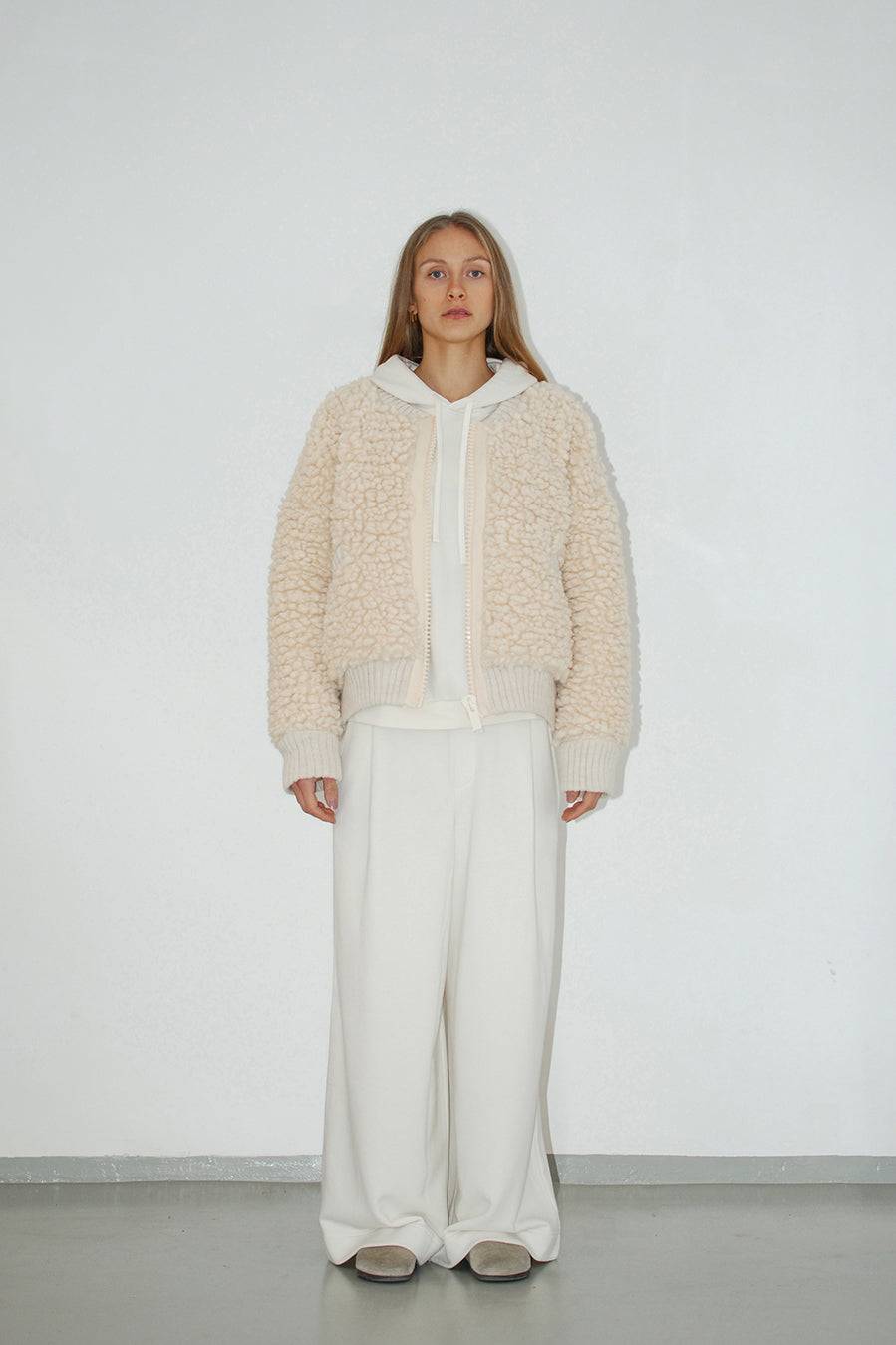 Liv Bergen Weite Hose In Offwhite