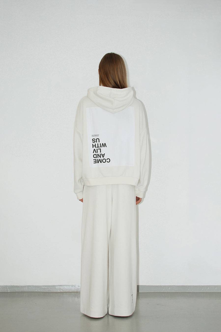 Liv Bergen Weite Hose In Offwhite