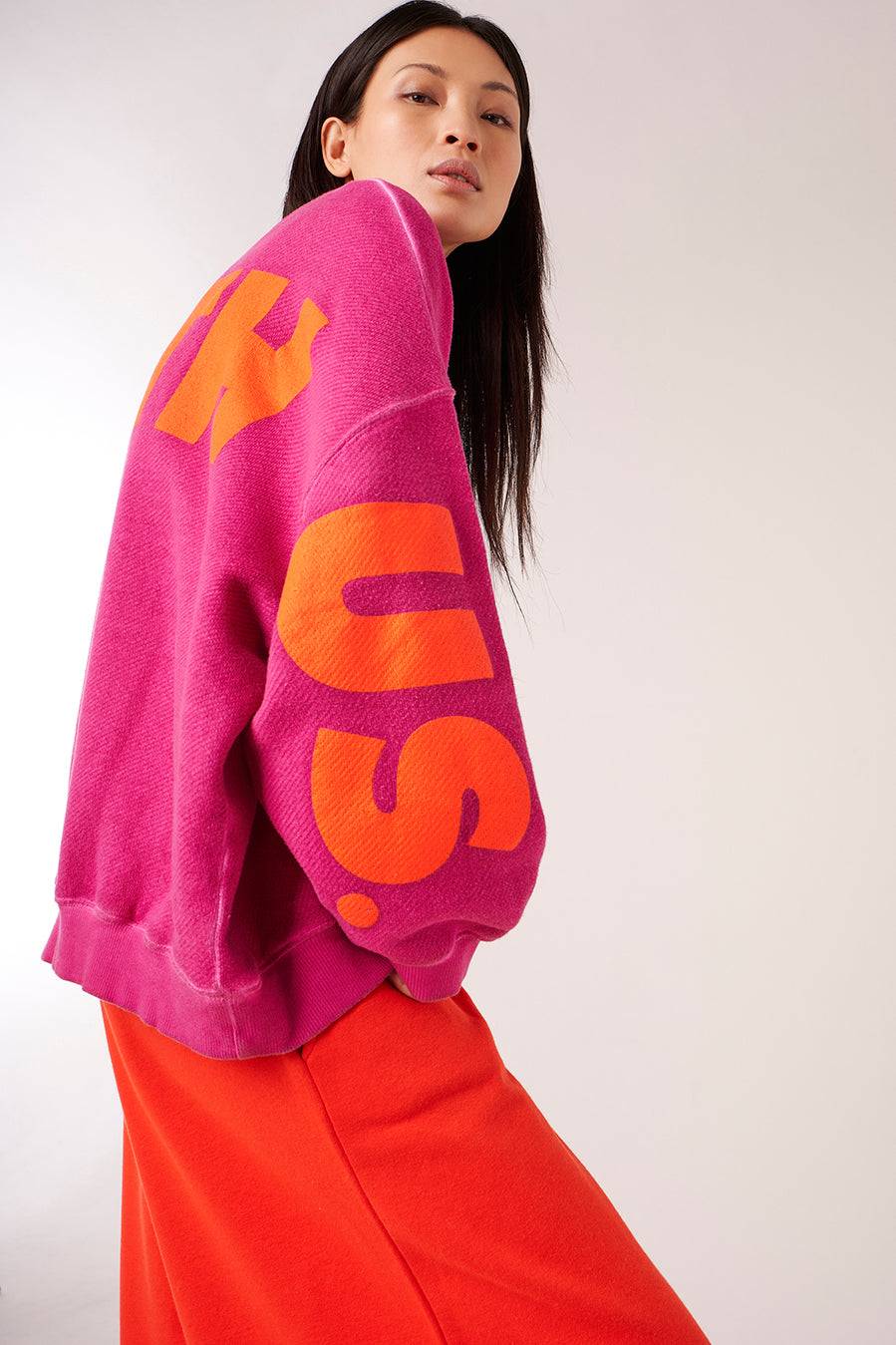 Liv Bergen Weite Hose In Orange