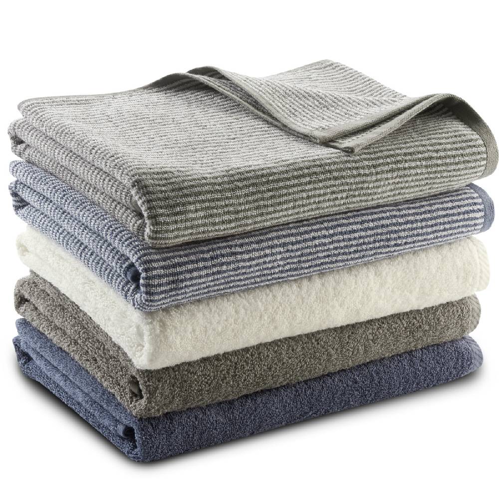 LIVING CRAFTS BARCELONA - Badetuch - Infinity Blue/Natural