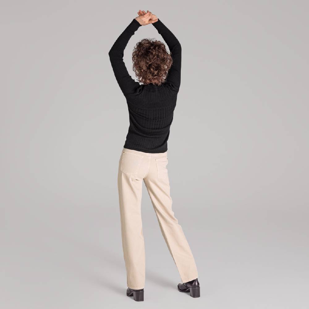 LIVING CRAFTS ABIONA - Langarm-Shirt - Off Black