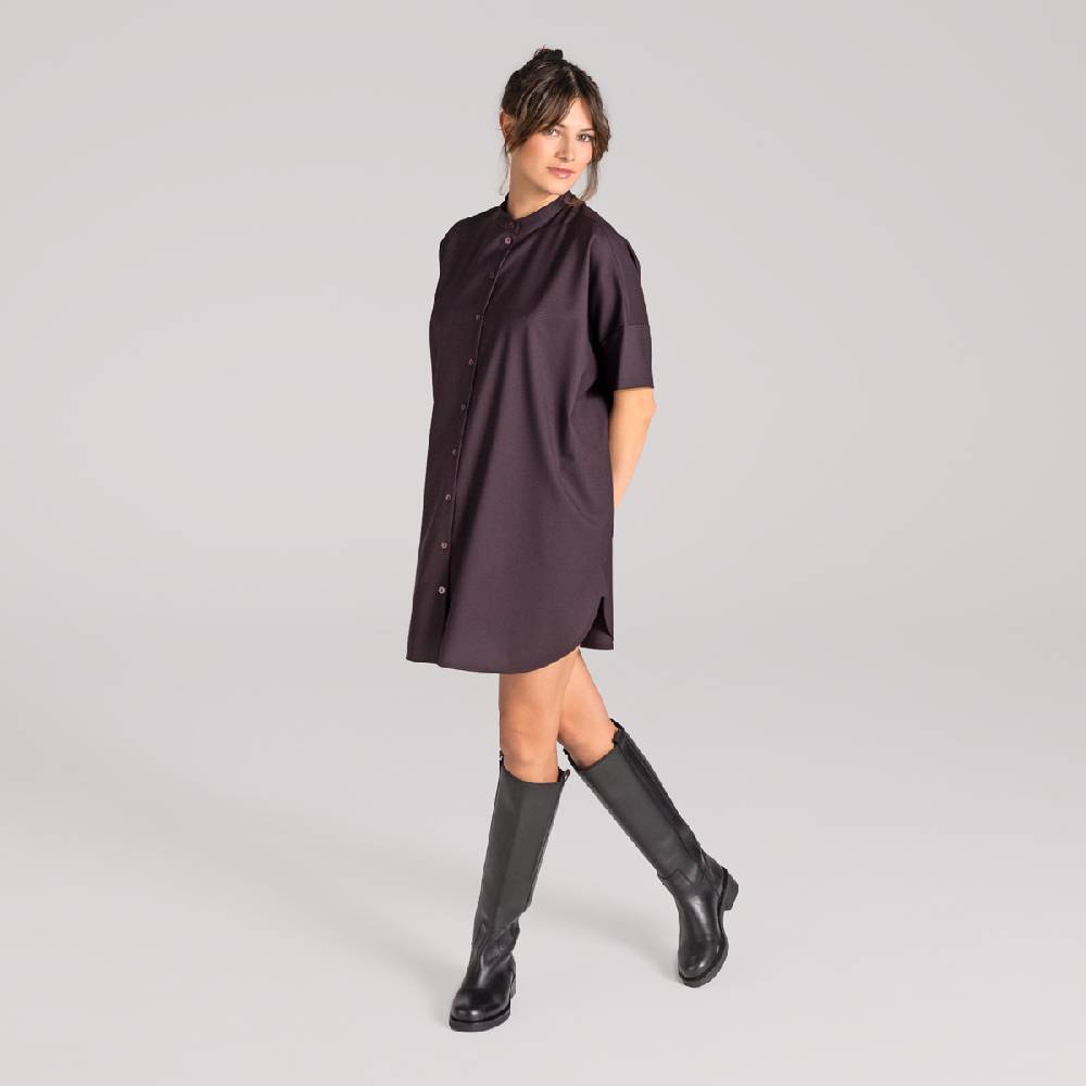 LIVING CRAFTS AEON - Kleid - Aubergine