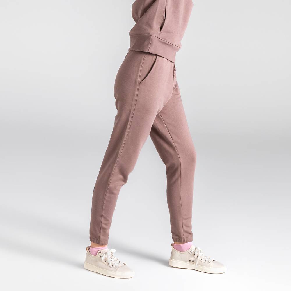 LIVING CRAFTS AHNOA - Sweat Pants - Mauve
