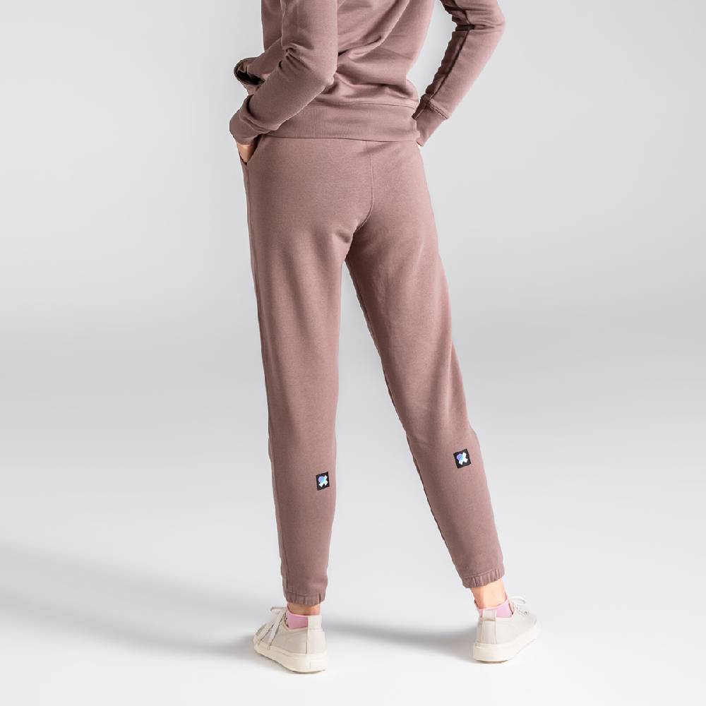LIVING CRAFTS AHNOA - Sweat Pants - Mauve