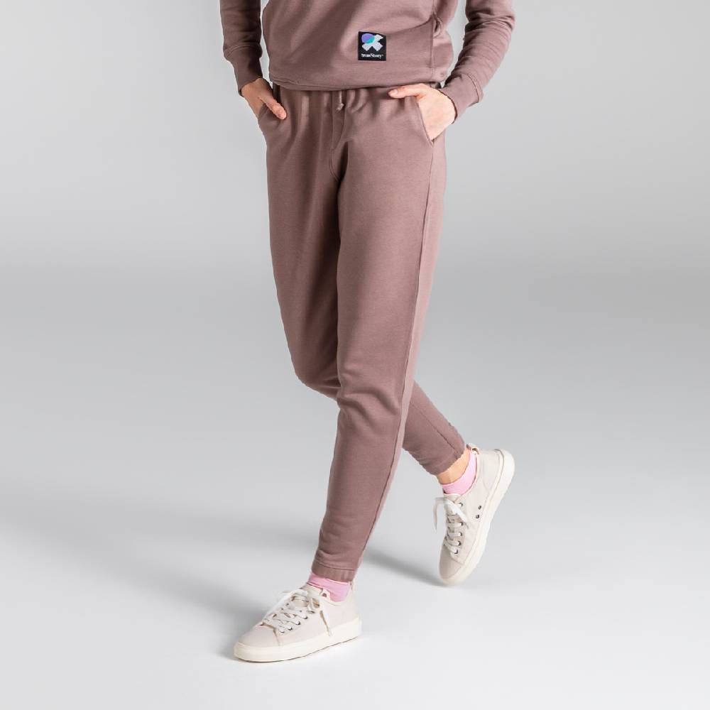 LIVING CRAFTS AHNOA - Sweat Pants - Mauve