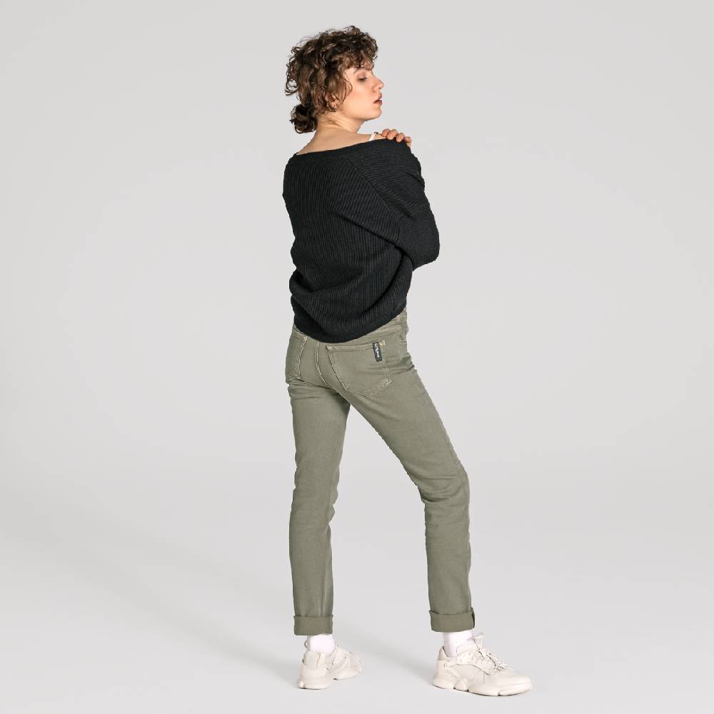 LIVING CRAFTS ALFREY - Strickjacke Boxy - Off Black